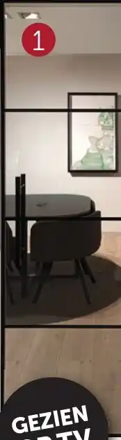 Zelfbouwmarkt Glasdeur murano black 4 ruit aanbieding