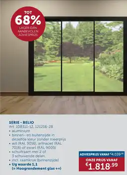 Zelfbouwmarkt Serie belio aanbieding