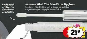 Kruidvat Essence what the fake filler lipgloss aanbieding