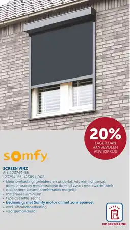 Zelfbouwmarkt Screen vinz aanbieding