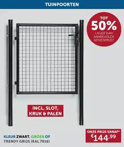 Zelfbouwmarkt Tuinpoorten aanbieding
