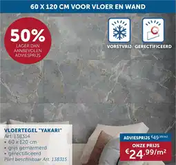 Zelfbouwmarkt Vloertegel "yakari" aanbieding