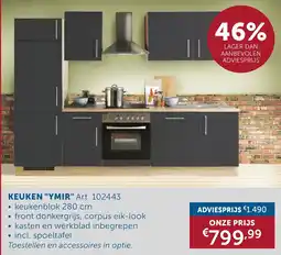 Zelfbouwmarkt Keuken Ymir aanbieding