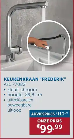 Zelfbouwmarkt Keukenkraan Frederik aanbieding