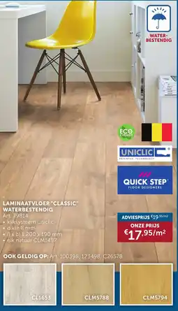 Zelfbouwmarkt Laminaatvloer classic waterbestendig aanbieding