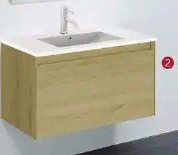 Zelfbouwmarkt Badkamermeubel arizona eik wastafelkast aanbieding