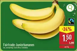ALDI Fairtrade-Juniorbananen aanbieding