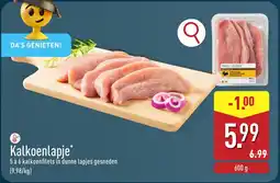 ALDI Kalkoenlapje aanbieding