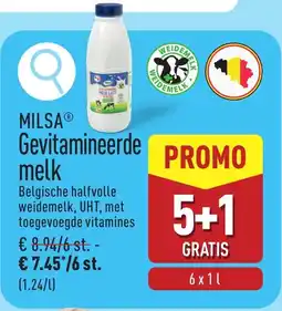 ALDI Milsa Gevitamineerde melk aanbieding