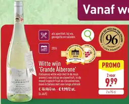 ALDI Witte wijn Grande Alberone aanbieding