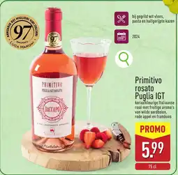 ALDI Primitivo rosato Puglia IGT aanbieding