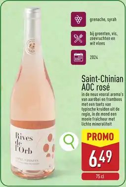 ALDI Saint-Chinian AOC rosé aanbieding