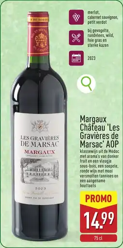 ALDI Margaux Château Les Gravières de Marsac AOP aanbieding