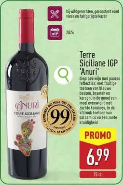 ALDI Terre Siciliane IGP Anuri aanbieding