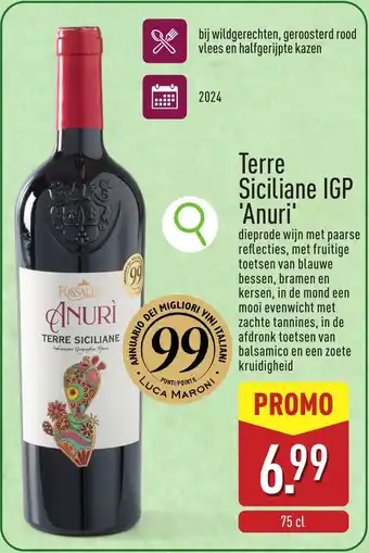 ALDI Terre Siciliane IGP Anuri aanbieding