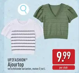 ALDI Up2fashion Ajourtop aanbieding