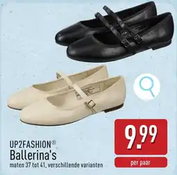 ALDI Up2fashion Ballerina's aanbieding