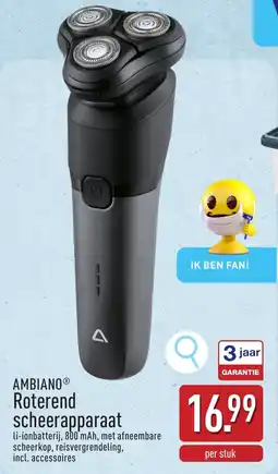 ALDI Ambiano Roterend scheerapparaat aanbieding