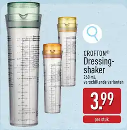 ALDI Crofton Dressing- shaker aanbieding