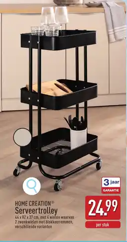 ALDI Home Creation Serveertrolley aanbieding