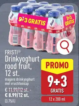 ALDI Fristi Drinkyoghurt rood fruit aanbieding