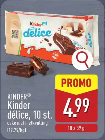 ALDI Kinder délice aanbieding