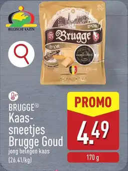 ALDI Brugge Kaassneetjes Brugge Goud aanbieding