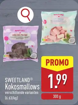 ALDI Sweetland Kokosmallows aanbieding
