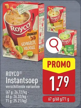 ALDI Royco Instantsoep aanbieding