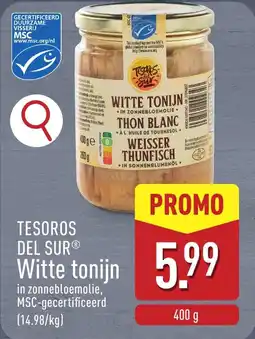 ALDI Tesoros Del Sur Witte Tonijn aanbieding