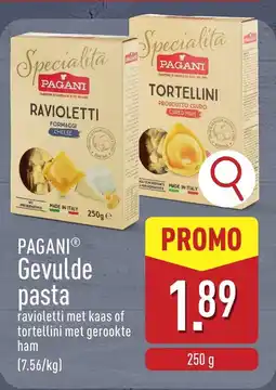ALDI Pagani Gevulde Pasta aanbieding