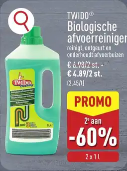 ALDI Twido Biologische Afvoerreiniger aanbieding