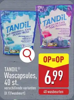 ALDI Tandil Wascapsules aanbieding
