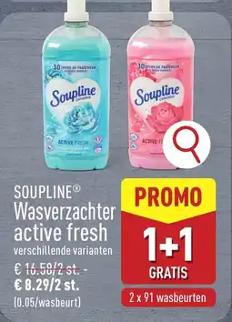 ALDI Soupline Wasverzachter Active Fresh aanbieding