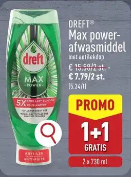 ALDI Dreft Max power- afwasmiddel aanbieding
