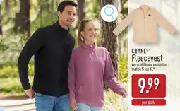 ALDI Crane Fleecevest aanbieding