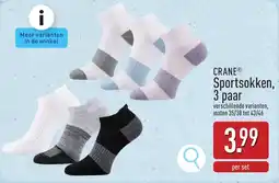ALDI Crane Sportsokken, 3 paar aanbieding