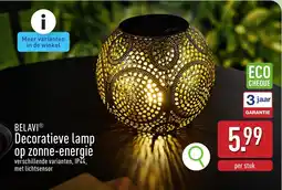 ALDI Belavi Decoratieve lamp op zonne-energie aanbieding