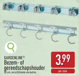 ALDI Gardenline Bezem of Gereedschapshouder aanbieding