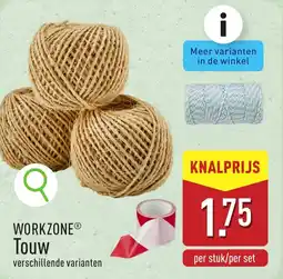 ALDI Workzone Touw aanbieding