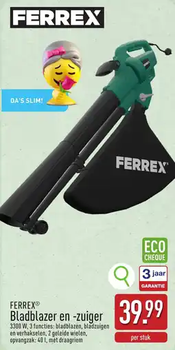 ALDI Ferrex Bladblazer en Zuiger aanbieding