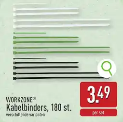 ALDI Workzone Kabelbinders aanbieding