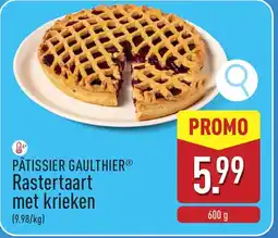 ALDI Pâtissier Gaulthier Rastertaart met Krieken aanbieding
