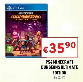 Trafic Ps4 minecraft dungeons ultimate edition aanbieding