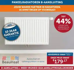 Zelfbouwmarkt Paneelradiatoren 8-aansluiting aanbieding