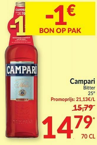 Intermarché Campari bitter aanbieding