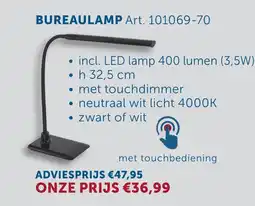 Zelfbouwmarkt Bureaulamp aanbieding
