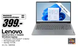 MediaMarkt Lenovo IdeaPad Slim 3 15ABR8 Windows laptop aanbieding