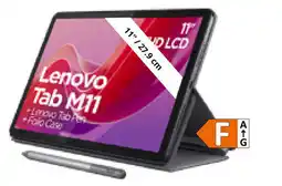 MediaMarkt Lenovo Tab M11+ Folio Case + Pen Android tablet met cover en pen aanbieding