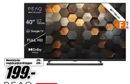 MediaMarkt PTV 40GF-5024C 4K LED Google Smart TV aanbieding
